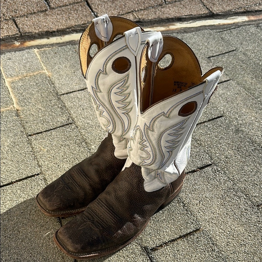 Justin Bent Rail Cowboy Boots